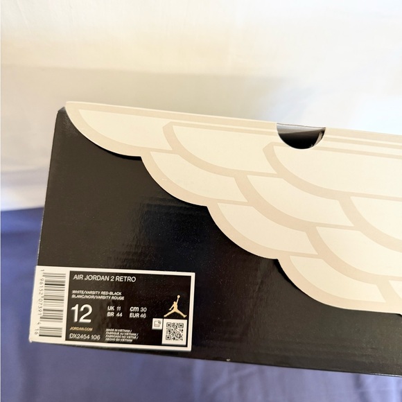 AUTHENTIC Jordan 2 Retro OG Chicago size 12 DX2454-105 2022 PRE-OWNED OG BOX - Picture 9 of 9